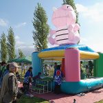 介護施設の文化祭会場にふわふわ設置のご依頼!in長野県飯山市