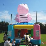 幼稚園の創立50周年記念のお祭りにふわふわレンタルのご依頼!in千葉県八千代市