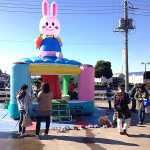 地元の農協が開催するお祭りのキッズコーナーにふわふわレンタルのご依頼!in茨城県下妻市