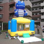 マンション自治会の夏祭りに子ども向けふわふわ遊具をレンタル!in千葉県柏市