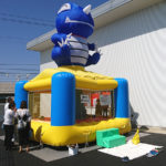 機械工具を扱う専門商社の展示会に2日間ふわふわをレンタル!in長野県東御市