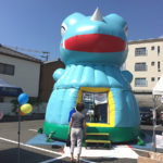 葬儀会館が開催する夏祭りにふわふわをレンタル!in静岡県静岡市