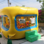 社員のご家族向けフェスティバルにふわふわ遊具を貸し出し!in広島県東広島市