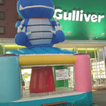 中古車販売店のリニューアルオープン記念イベントにふわふわ遊具をレンタル!in福岡県北九州市